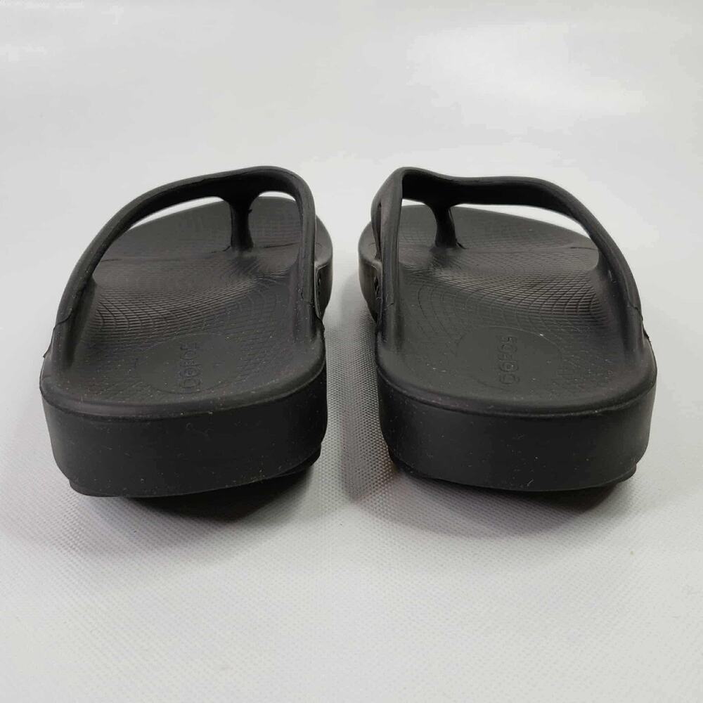 OOFOS Original Recovery Comfort Thong Flip Flop Sandal Black Women 7 Men 5 - Picture 3 of 9